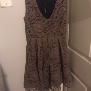 Charlotte Russe High-Low lace dress- XS